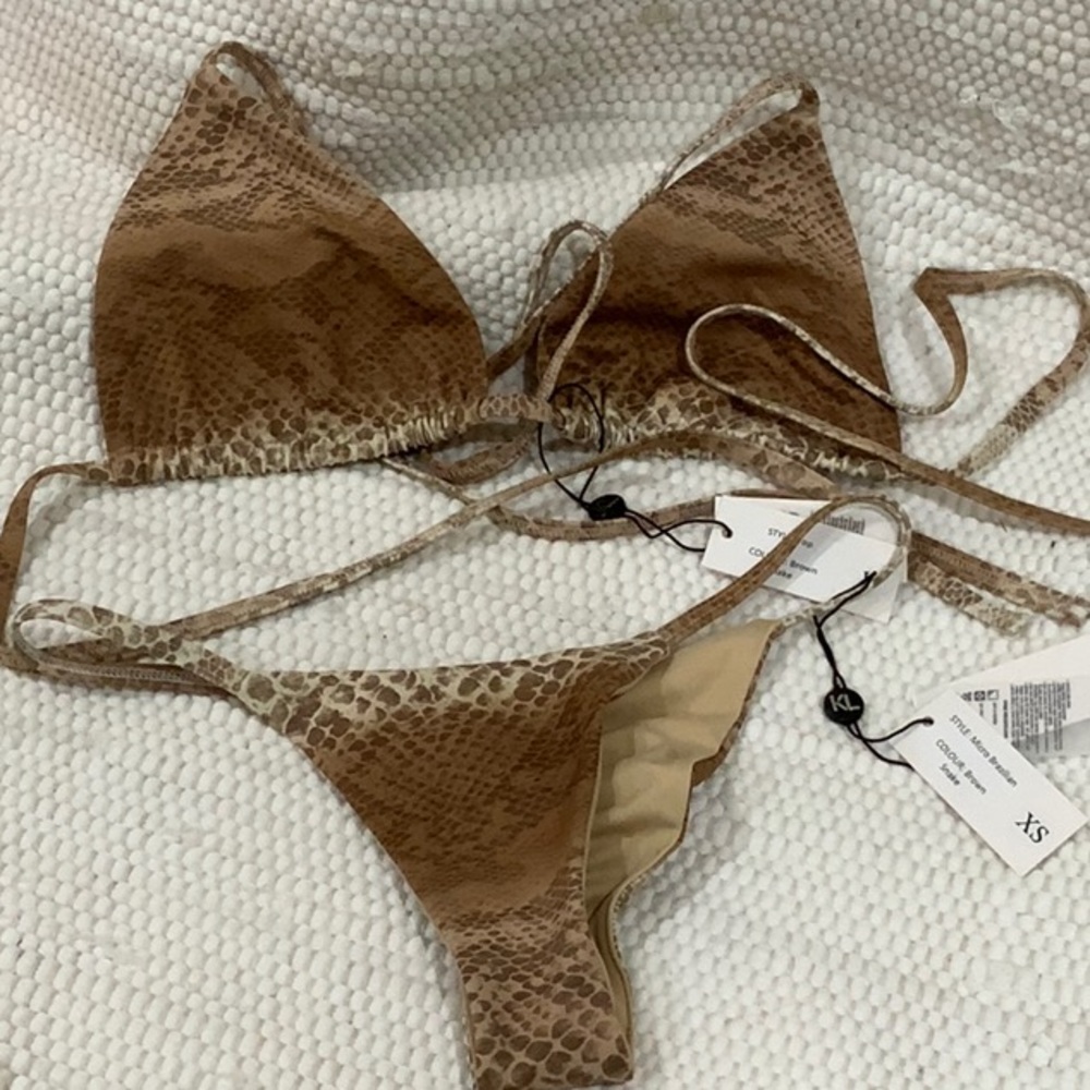 COPY - KL Swimwear ~ NWT -  color Brown snake